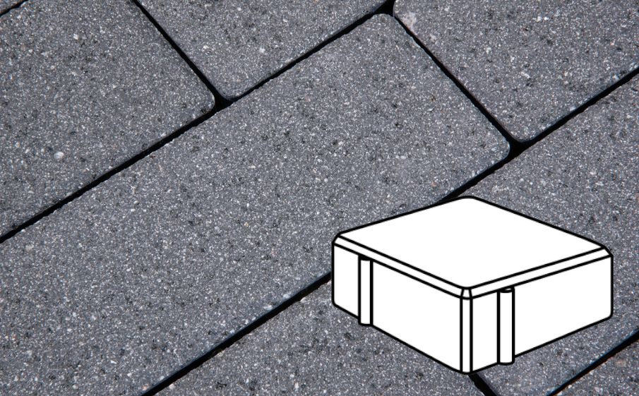 Плитка тротуарная Готика Granite FERRO, Квадрат Б.1.К.6, Исетский 100*100*60 мм