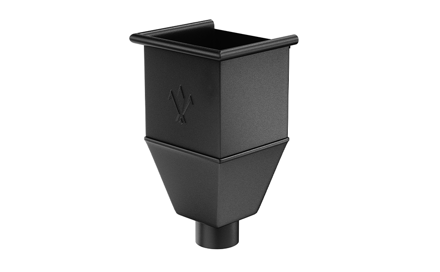 Воронка водосборная удлиненная Aquasystem PURAL MATT RR 33 для системы D 150/100