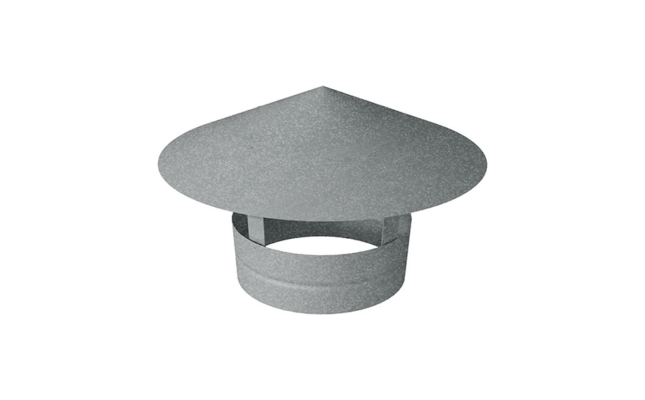 Дымник на трубу Grand Line круглый D 80 мм 0,45 Zn