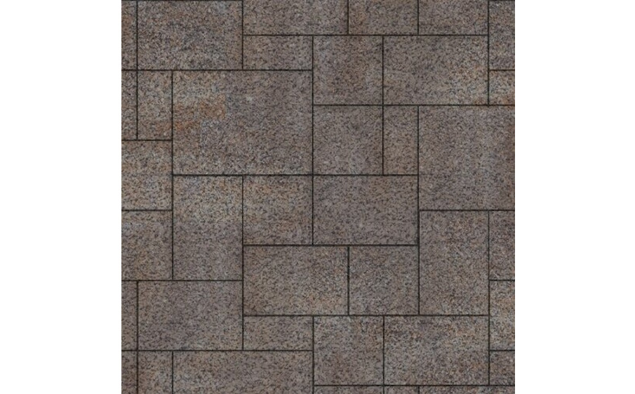 Плитка тротуарная SteinRus Инсбрук Альпен Б.7.Псм.6 Native, ColorMix Берилл, толщина 60 мм