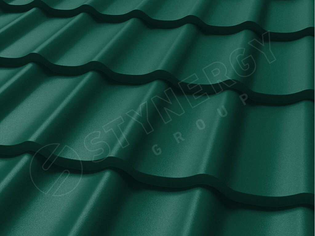 Металлочерепица Stynergy СМ Классик CORUNDUM50® матовый RAL 6005