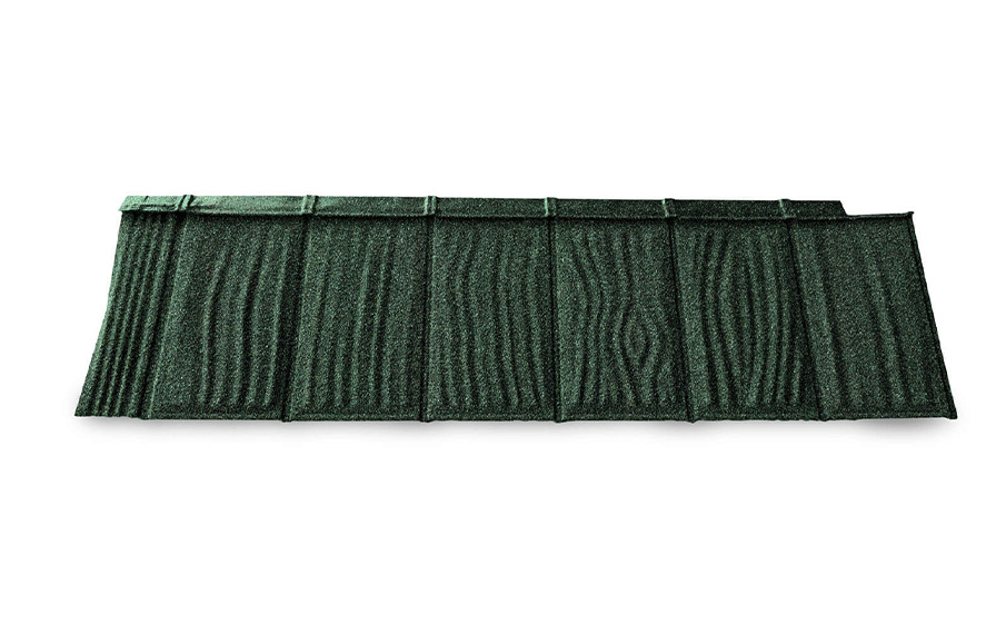 Композитная черепица рядовая Metrotile IShake Dark green