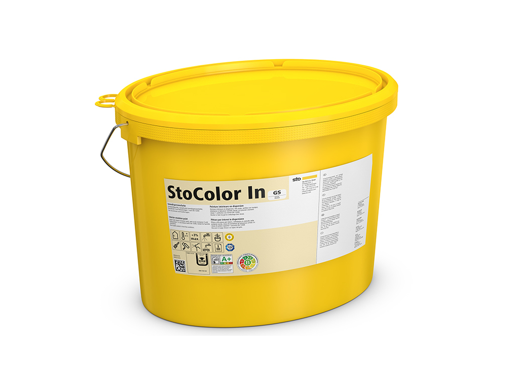 Интерьерная матовая краска StoColor In weiss, белая, 10 л