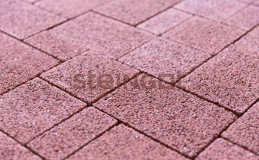 Плитка тротуарная Steingot Премиум, Бавария, Красный (Rosa Sardo), комплект 4 шт, толщина 60 мм