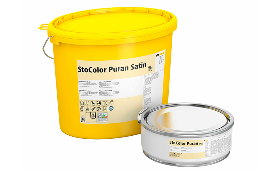 Высокоустойчивая интерьерная краска StoColor Puran Satin getont, колеруемая С1, 16,5 кг