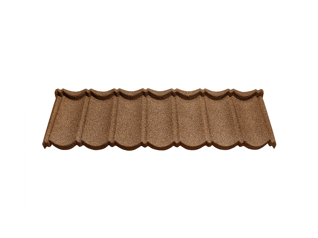 Композитная черепица CM Кровля Бонд (CM Roof Bond) Кофе (Coffee), 1340*420 мм
