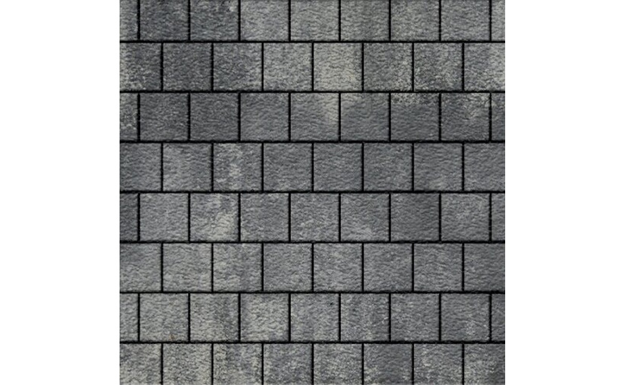Плитка тротуарная SteinRus Армор В.2.К.8, Old-age, ColorMix Актау, 100*100*80 мм