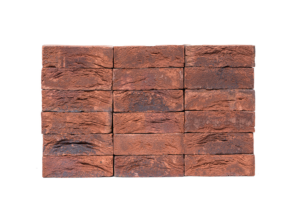 Кирпич облицовочный Engels Handform Limburgs oranje bont, 215*100*65 мм