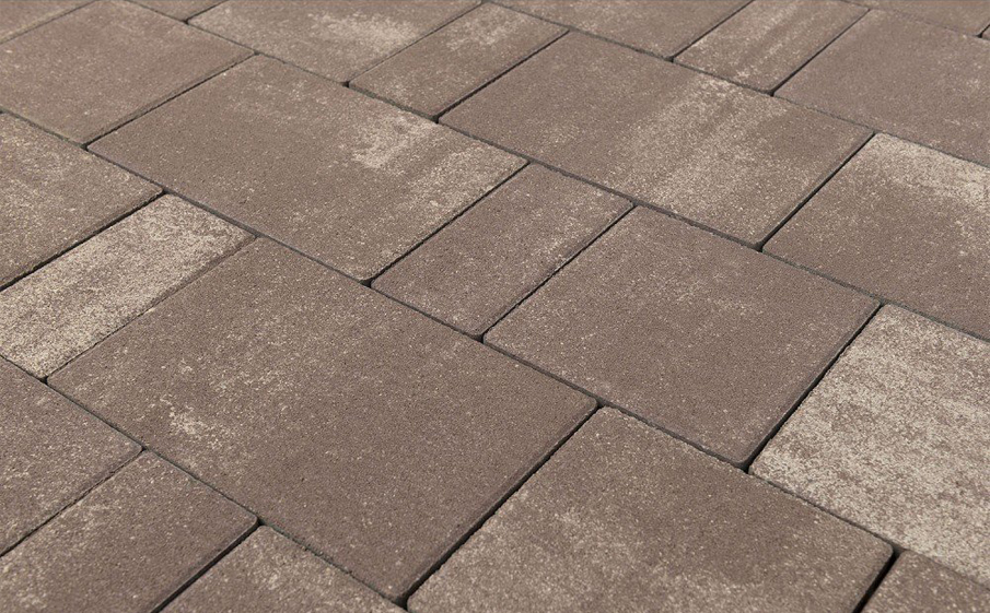 Плитка тротуарная BRAER Старый город Ландхаус Color Mix Эверест, толщина 80 мм