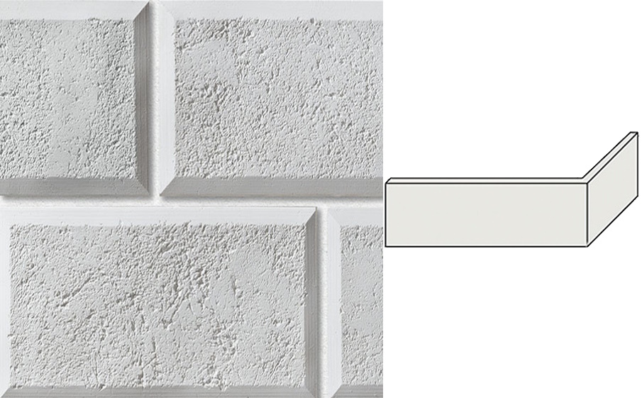 Облицовочный камень Leonardo Stone угловой элемент Рим 390/120*250*30 мм 100
