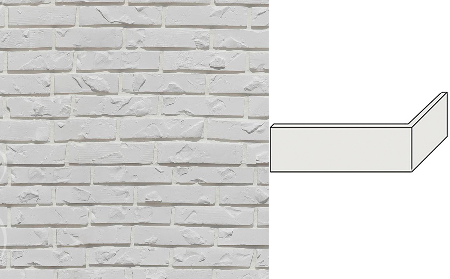 Декоративный кирпич White Hills Эрдинг Брик угловой элемент цвет 675-05
