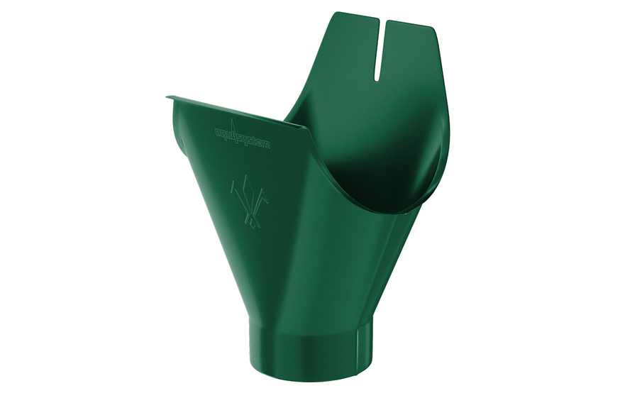 Воронка желоба Aquasystem  PURAL RAL 6005 для системы D 150/100