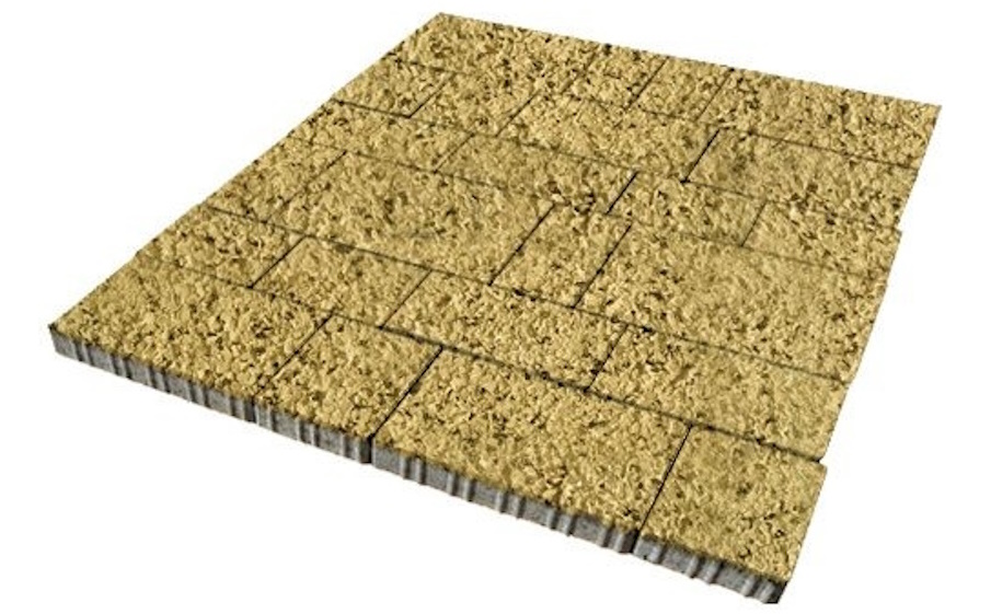 Плитка тротуарная SteinRus Инсбрук Тироль Б.4.Псм.6 Backwash, Истра, толщина 60 мм