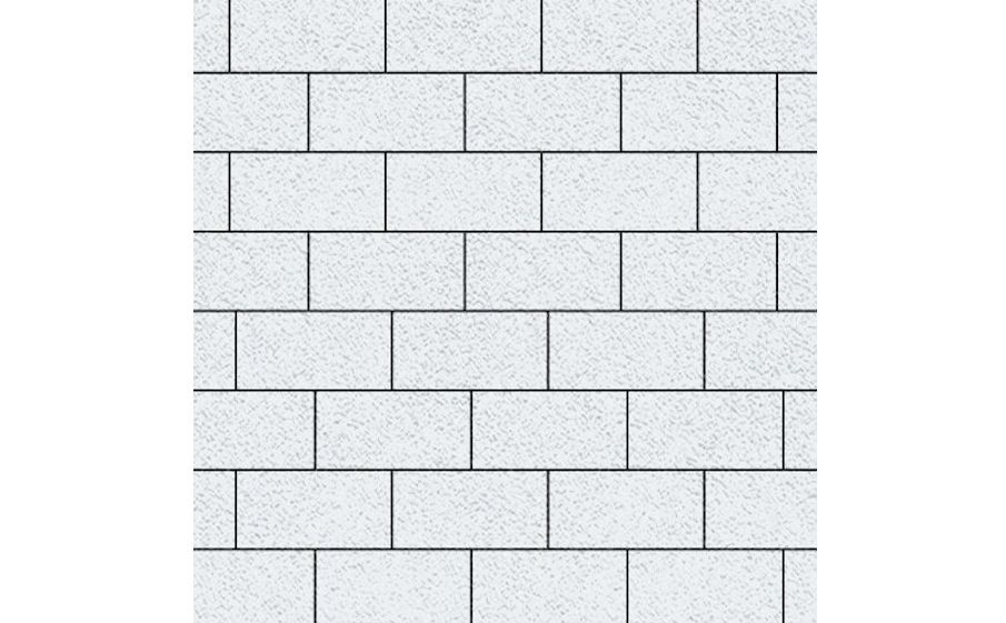 Плитка тротуарная SteinRus Прямоугольник Б.6.П.6, Native, белый, 200*100*60 мм