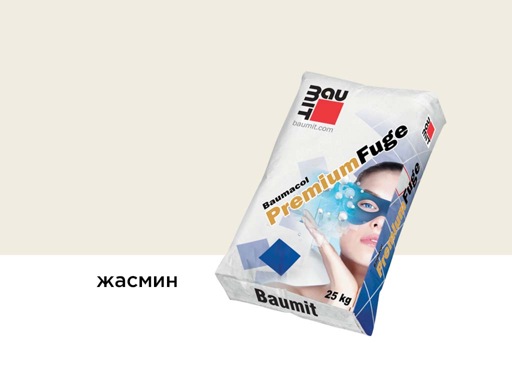 Затирка для швов Baumit Baumacol PremiumFuge, жасмин, 25 кг