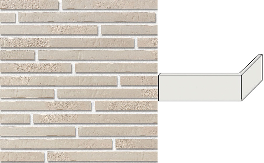 Декоративный кирпич Leonardo Stone угловой элемент Бостон 300/100*40*15 мм 404