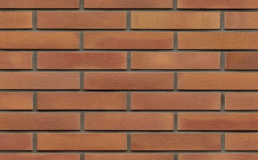 Кирпич клинкерный Westerwaelder Klinker Nr 08 Lachsrot, 290*90*52 мм
