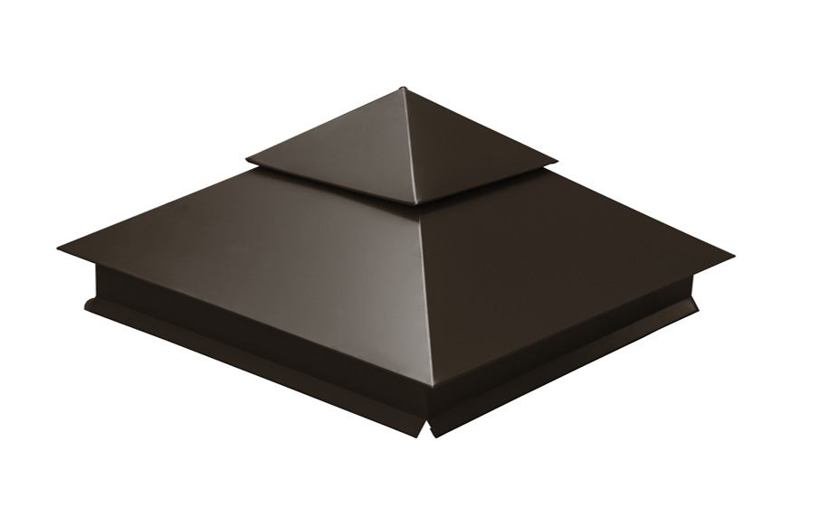Колпак на столб Двойной Grand Line, 0,5 Satin, RR 32, 390*390 мм