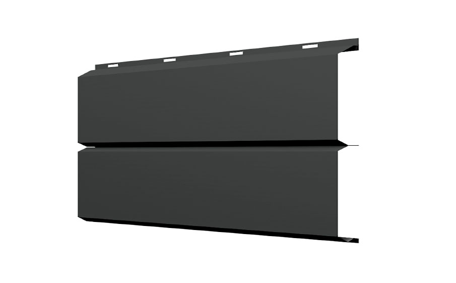 Софит Grand Line ЭкоБрус без перфорации 0,345, 0,5 Satin с пленкой RAL 7016