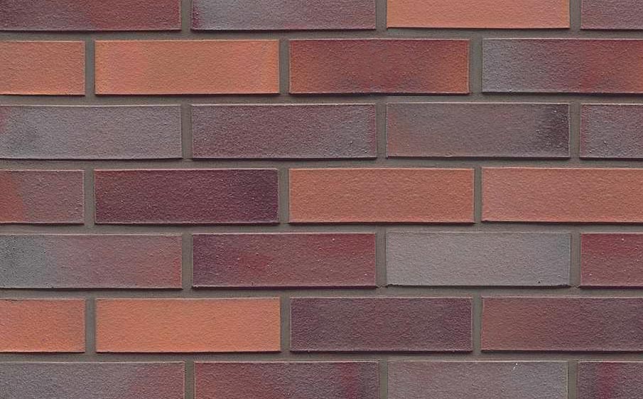 Кирпич клинкерный Westerwaelder Klinker Nr 12 Blaurot-bunt, 240*115*71 мм