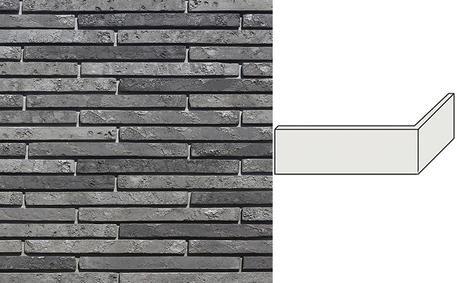 Декоративный кирпич White Hills Бран брик угловой элемент цвет 698-85