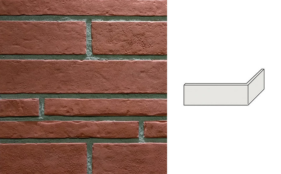Декоративный угловой кирпич Redstone Верден Брик VB-63/U 224*99*70 мм