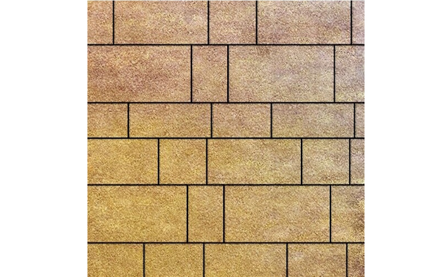 Плитка тротуарная SteinRus Инсбрук Тироль Б.4.Псм.6 Native, ColorMix Брайс, толщина 60 мм