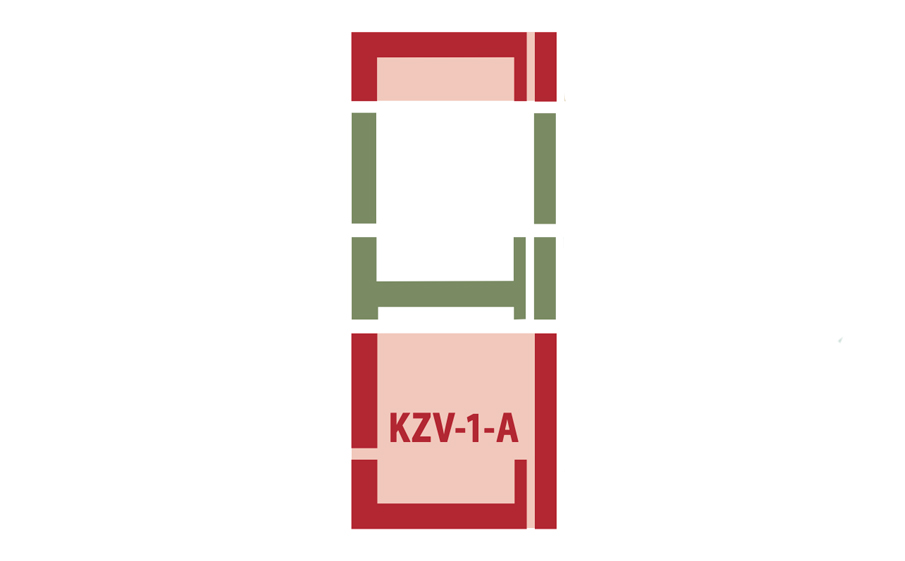 Часть комбинированного оклада FAKRO KZV-1-A для профилированных кровельных покрытий, 1140*1400 мм