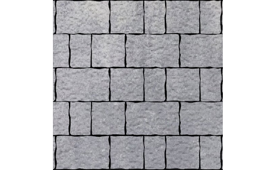 Плитка тротуарная SteinRus Старый город Б.2.Фсм.6, Old-age, ColorMix Монохром, толщина 60 мм
