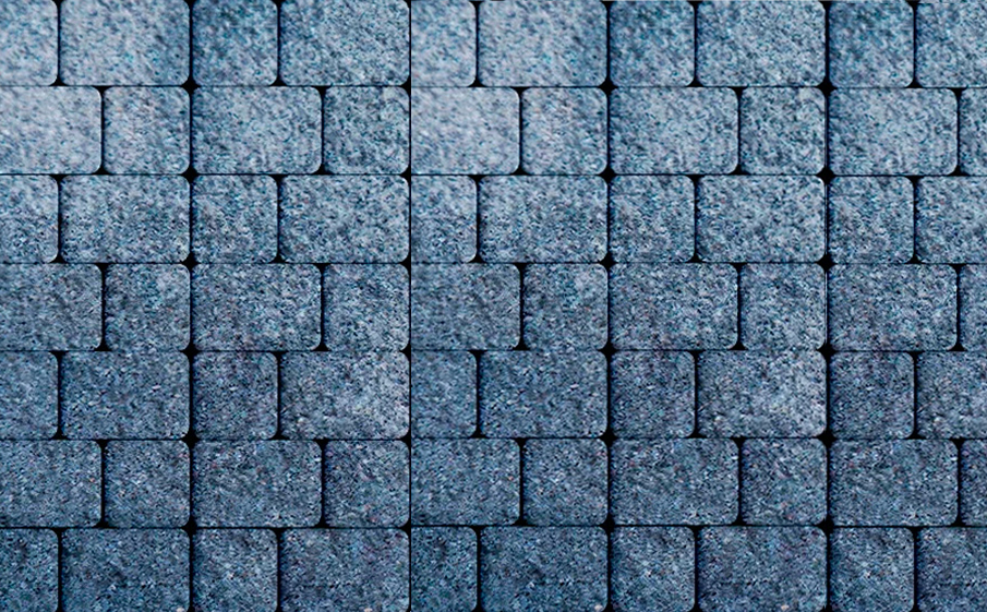 Плитка тротуарная SteinRus Инсбрук Альт Дуо А.3(С).Фсм.4, Backwash, Байкал, толщина 40 мм