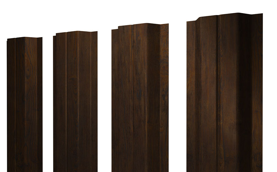 Штакетник П-образный А Print Elite Chestnut Wood