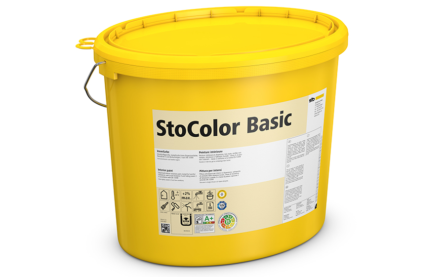 Интерьерная матовая краска StoColor Basic weiss, белая, 10 л