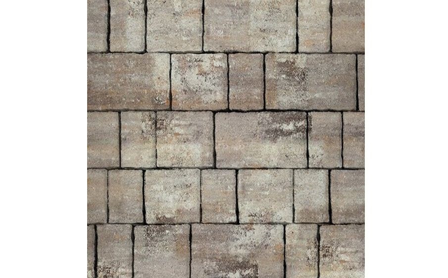 Плитка тротуарная SteinRus Старый город Б.2.Фсм.6, гладкая, ColorMix Берилл, толщина 60 мм