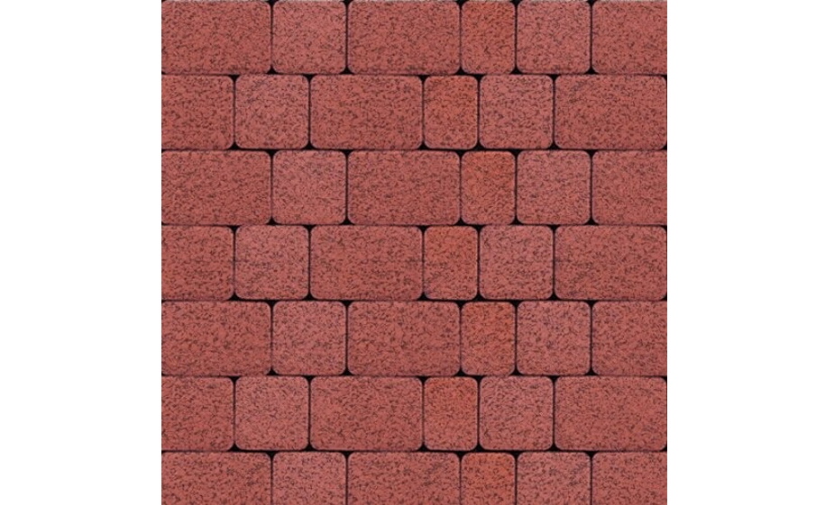 Плитка тротуарная SteinRus Инсбрук Альт Б.1.Фсм.6, Native, красный, толщина 60 мм
