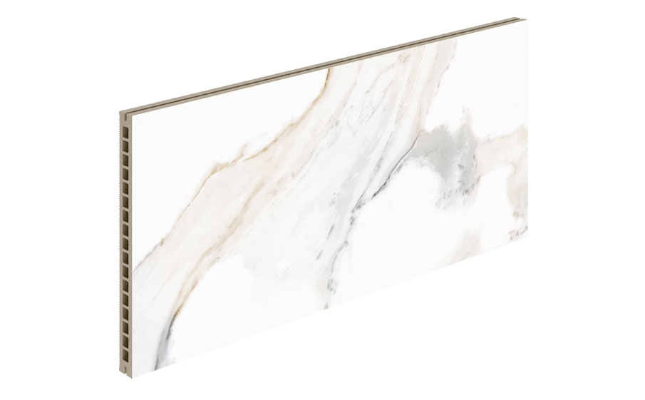 Керамогранитная плита для НВФ ExaTech Marble GD, 1600*397*20 мм