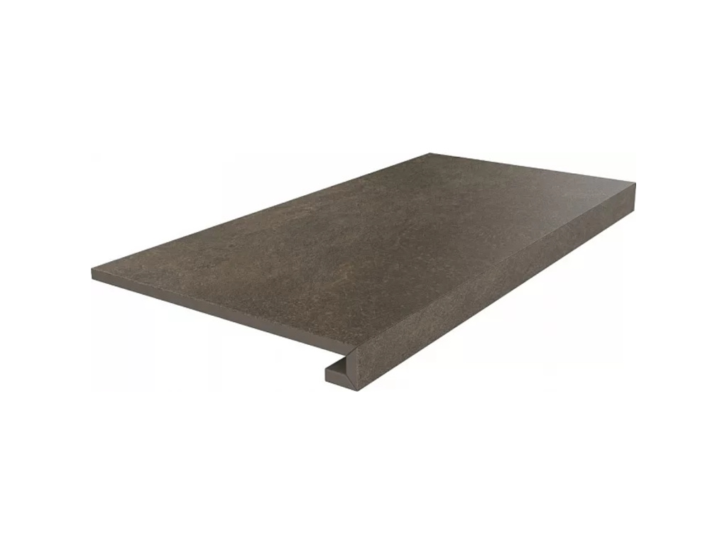 Ступень клееная KERAMA MARAZZI Про Стоун коричневый необрезная, 600*330*9 мм