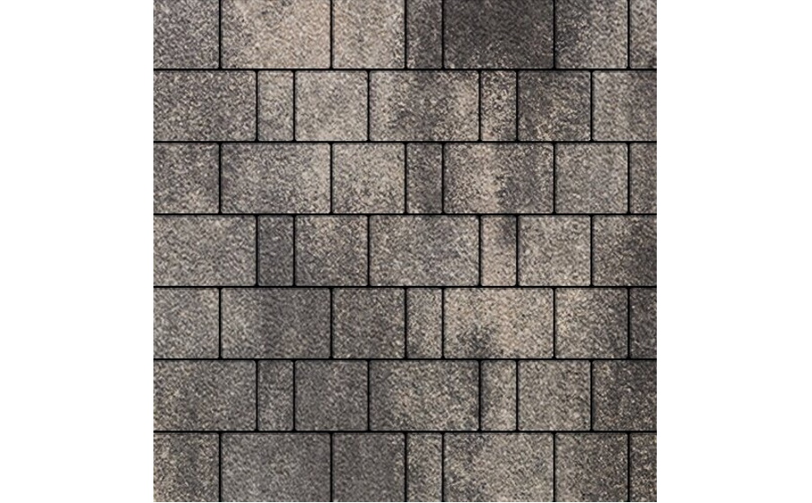 Плитка тротуарная SteinRus, Бельпассо Б.23(М).Псм.6, Native, ColorMix Нокс, толщина 60 мм