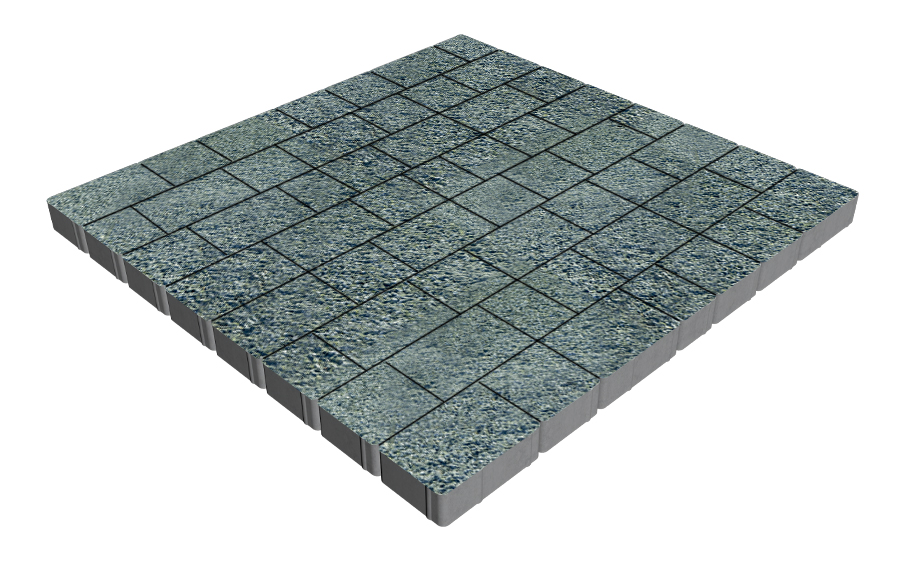Плитка тротуарная SteinRus Инсбрук Альт Брик Б.8.Фсм.6, Nature Stone, Виридиан, толщина 60 мм
