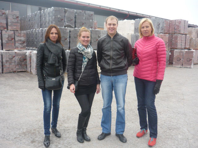 Сотрудники компании Славдом посетили завод Tiileri