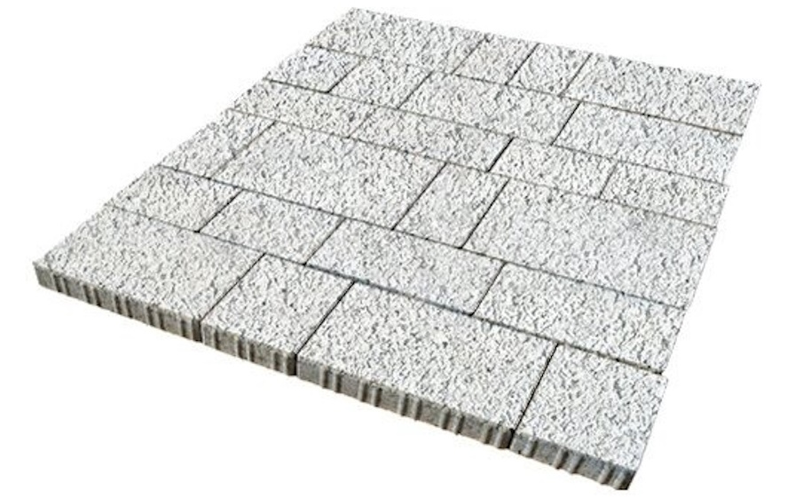Плитка тротуарная SteinRus Инсбрук Тироль Б.4.Псм.6, Backwash, Эльтон, толщина 60 мм