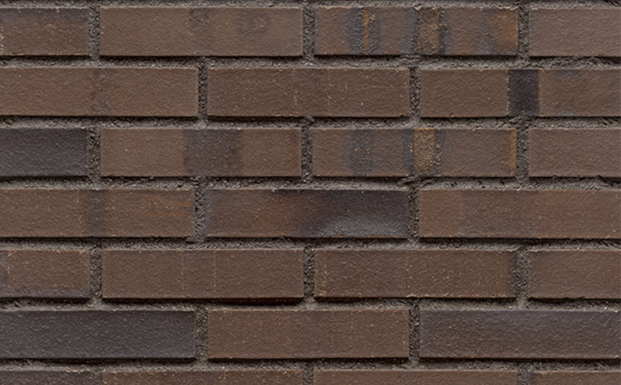 Кирпич клинкерный Muhr 33 A KS Schwarz-Braun Kohle Spezial гладкий, 210*100*50 мм