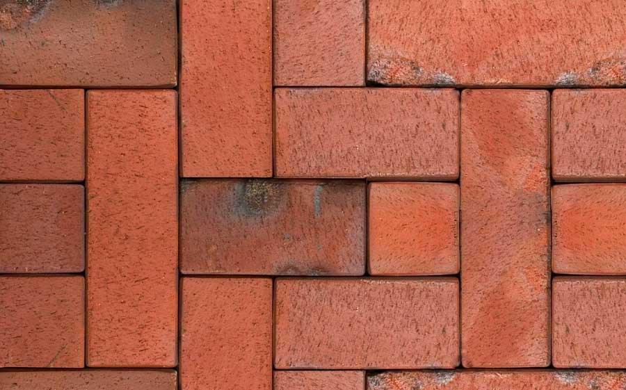 Клинкерная брусчатка ABC Carbo rot-bunt-Kohlebrand, 200х100х52 мм