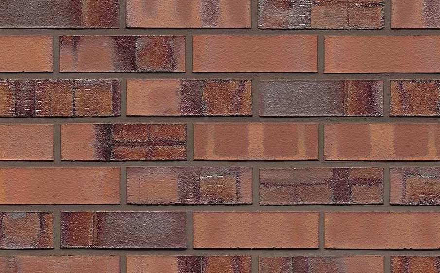 Кирпич клинкерный Muhr 13 Rotbraun nuanciert Fuss. Bes. гладкий, Spalter NF, 240*55*71 мм