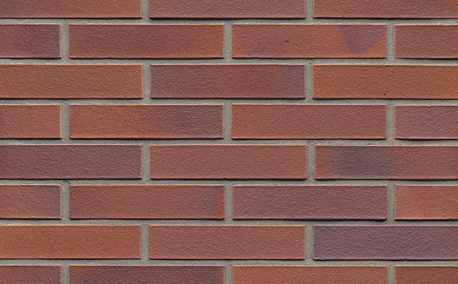 Кирпич клинкерный Muhr 04 Rotbraun-bunt гладкий, 240*115*52 мм