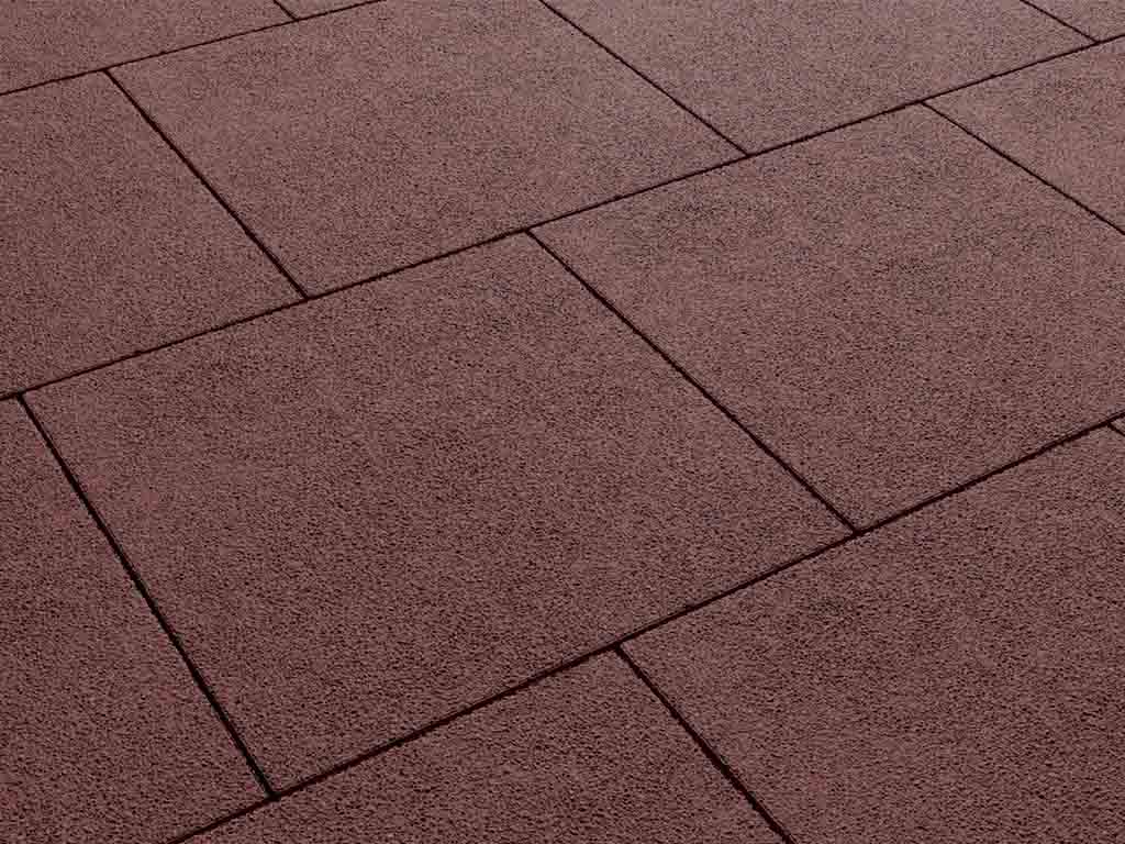 Плитка тротуарная Квадрат Б.6.К.8 гранит красный, 400*400*80 мм
