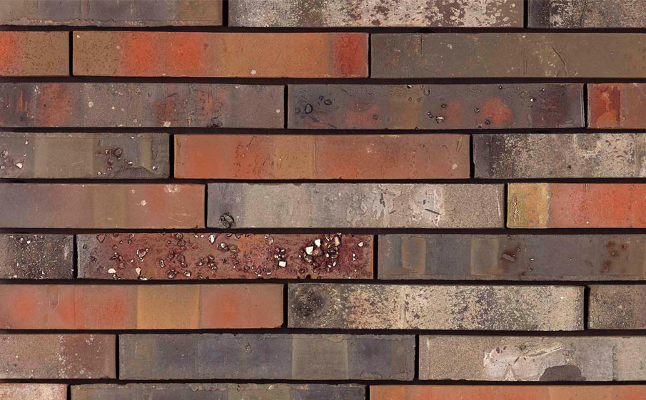 Кирпич облицовочный Terca Archipolis Cadet Zwart, 240*65*40 мм