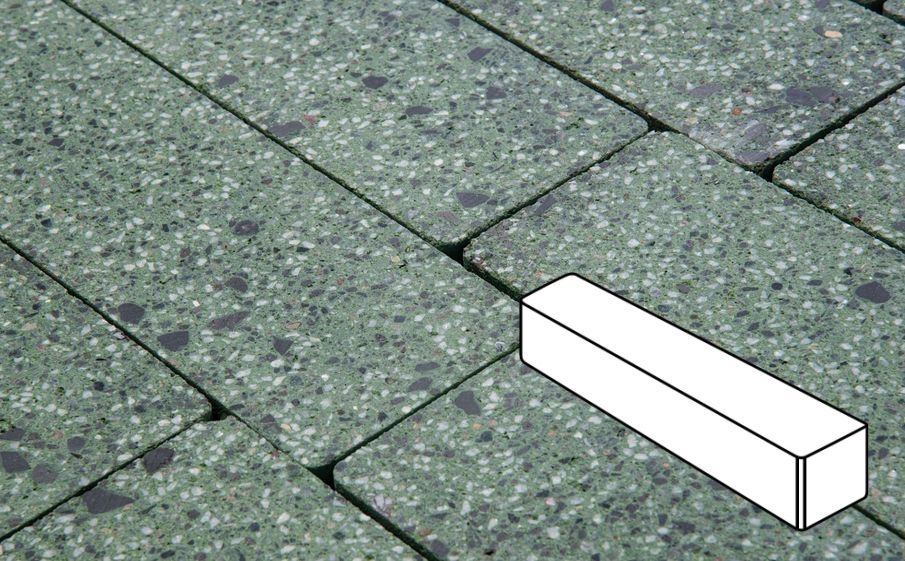 Плитка тротуарная Готика, Granite FINO, Ригель В.3.П.10, Порфир, 360*80*100 мм