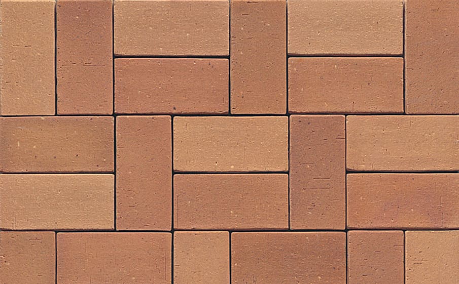 Клинкерная брусчатка Muhr №08 Lachsrot, 200*100*40 мм