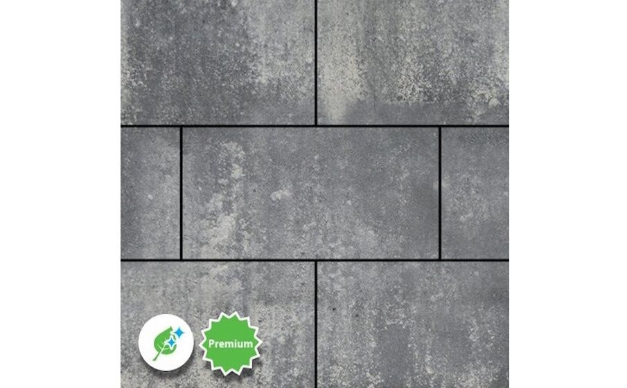 Плитка тротуарная SteinRus, Парк Плейс Б.3.П.6, гладкая, ColorMix Актау, 600*300*60 мм
