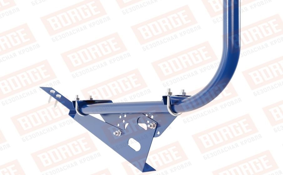 Кровельное ограждение Borge для черепичной кровли оцинкованное RAL 5005, 300*120 см